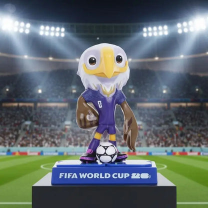 FIFA Official 2026 World Cup Licensed Mascot Collectible Figures, Compact Display Soccer Fan Toy Set