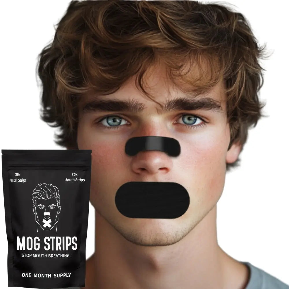 Mog Strips, One Month Supply, for Sleep, Exercise, Mouth Tape, Nose Tape, Strips, Long Lasting Adhesive, Yoga, Gym, Comfort Comfort Skincare Comfort Skincare Outdoor Sport