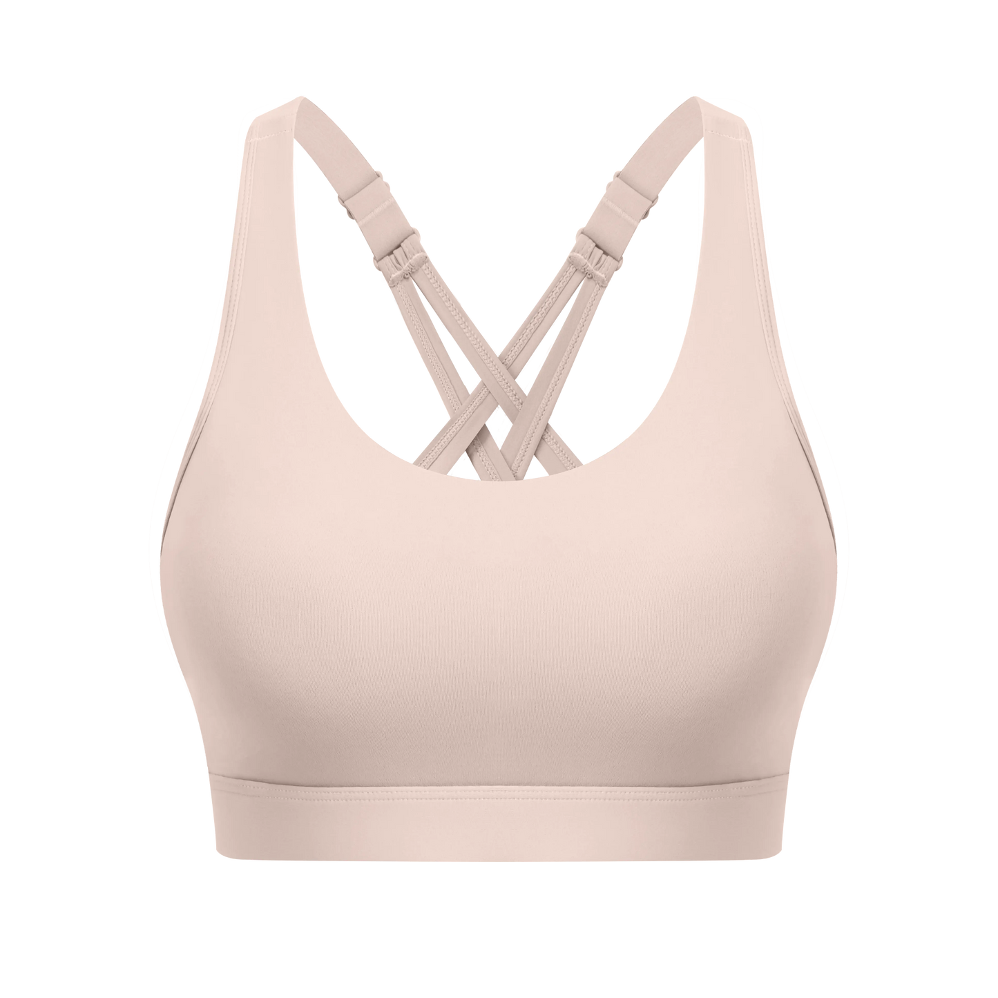 Women'S High Impact Sports Bras with Sewn in Pads,4 Row Adjustable Hook-Eye Closure,Crisscross Adjustable Straps Back,Soft and Comfortable Non-Removable Molded Cups,Women Workout Tops for Running Yoga