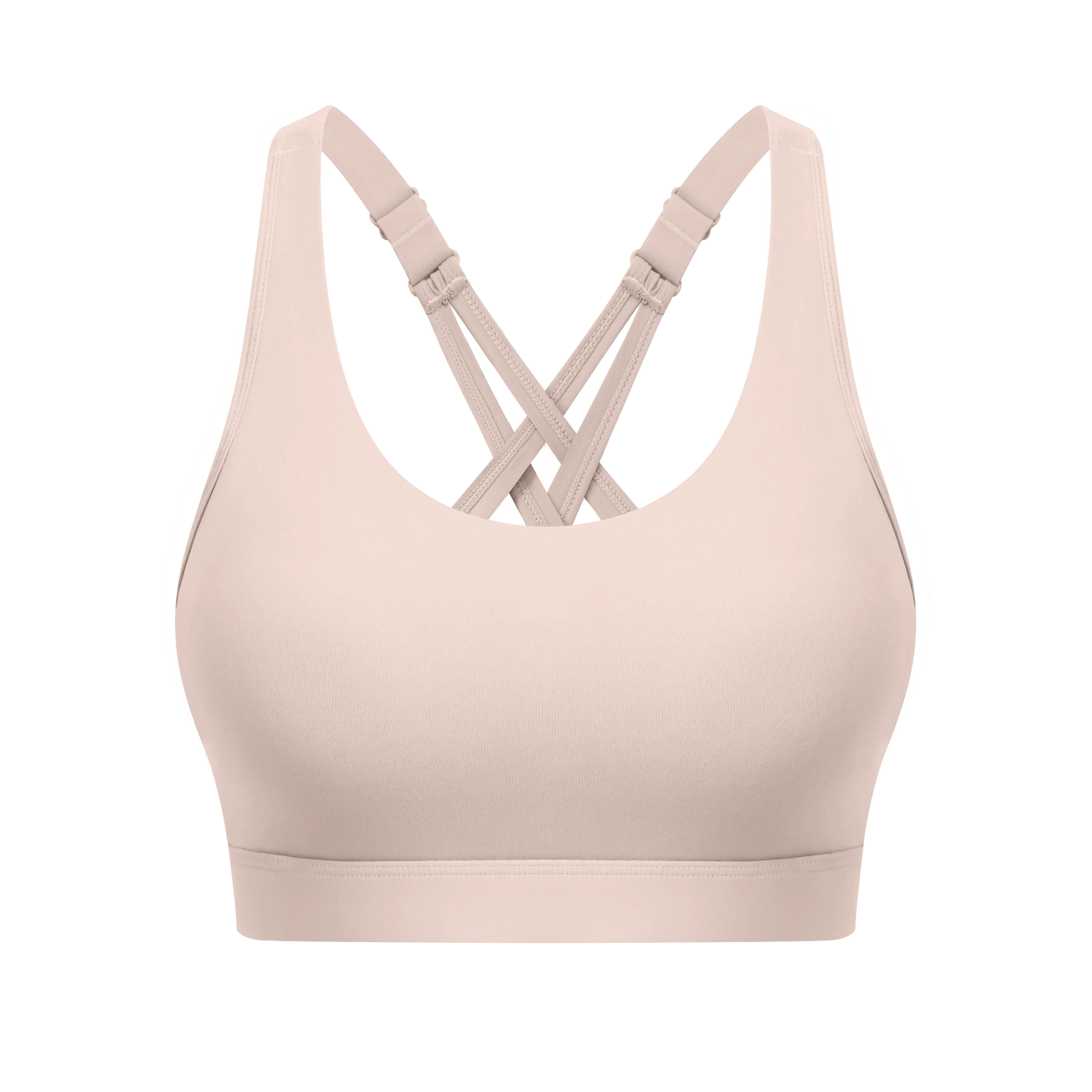Women'S High Impact Sports Bras with Sewn in Pads,4 Row Adjustable Hook-Eye Closure,Crisscross Adjustable Straps Back,Soft and Comfortable Non-Removable Molded Cups,Women Workout Tops for Running Yoga