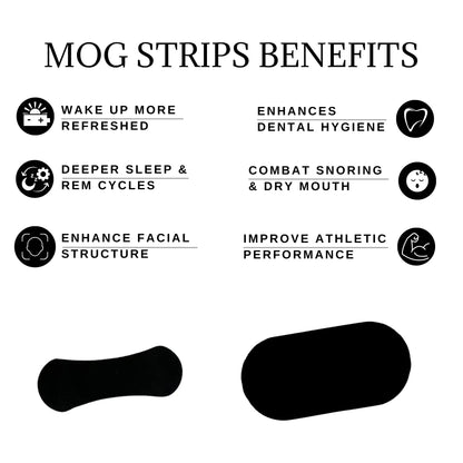 Mog Strips, One Month Supply, for Sleep, Exercise, Mouth Tape, Nose Tape, Strips, Long Lasting Adhesive, Yoga, Gym, Comfort Comfort Skincare Comfort Skincare Outdoor Sport